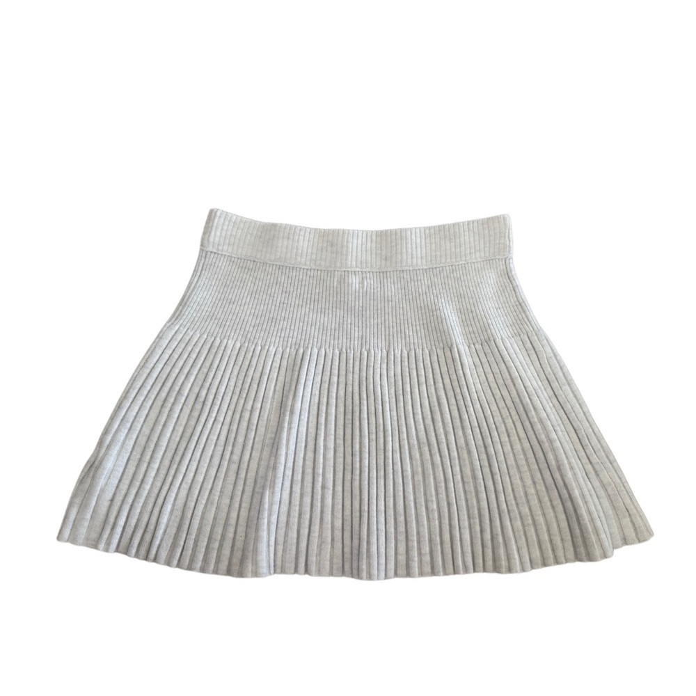 Aerie Preppy Academia Pleated Skater Sporty Sweater Mini Skirt Size XS